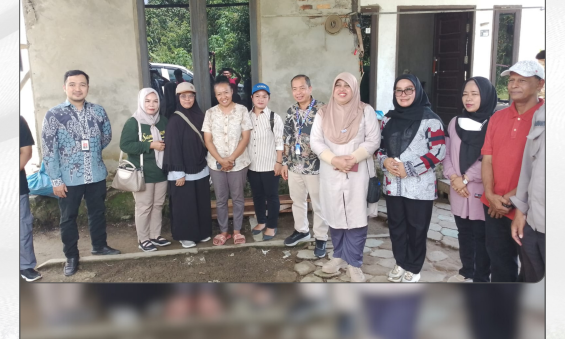 Peninjauan ke BUMRT Berbasis Kelurahan di Kecamatan Sambutan terkait Program TPAKD Agen Laku Pandai